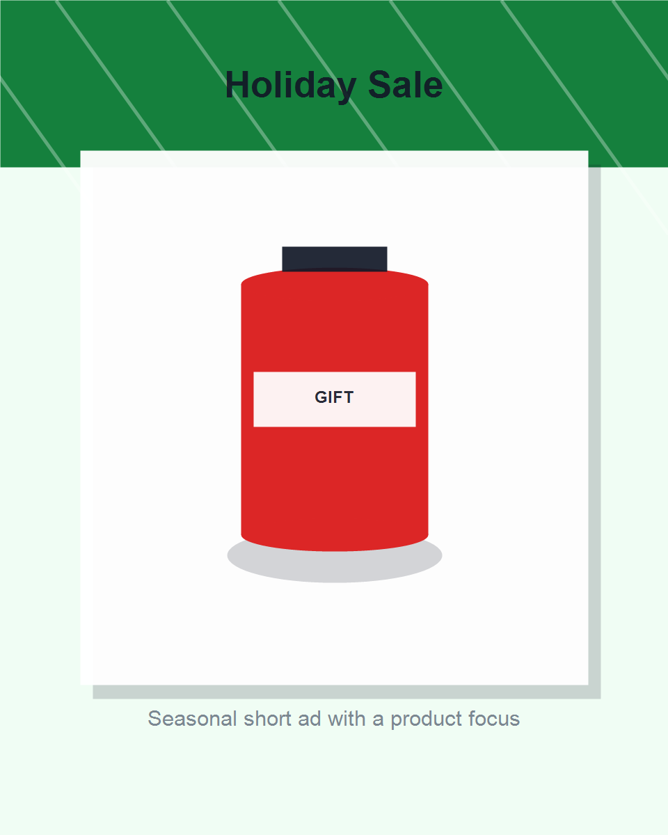 Holiday Sale sample